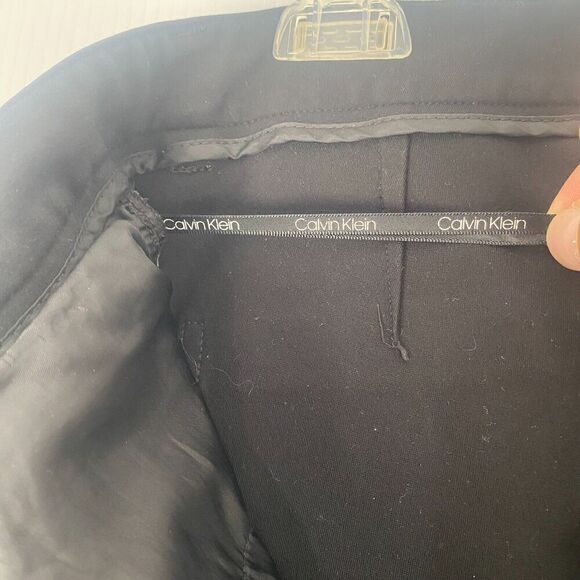 Calvin Klein Womens Pants Size 8 Jegging Black Mid-Rise Soft Stretchy Trouser - Picture 6 of 15